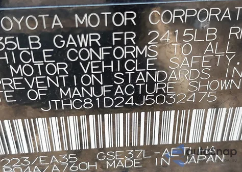 2018 Lexus Is 300 z USA, uszkodzony, nr VIN JTHC81D24J5032475